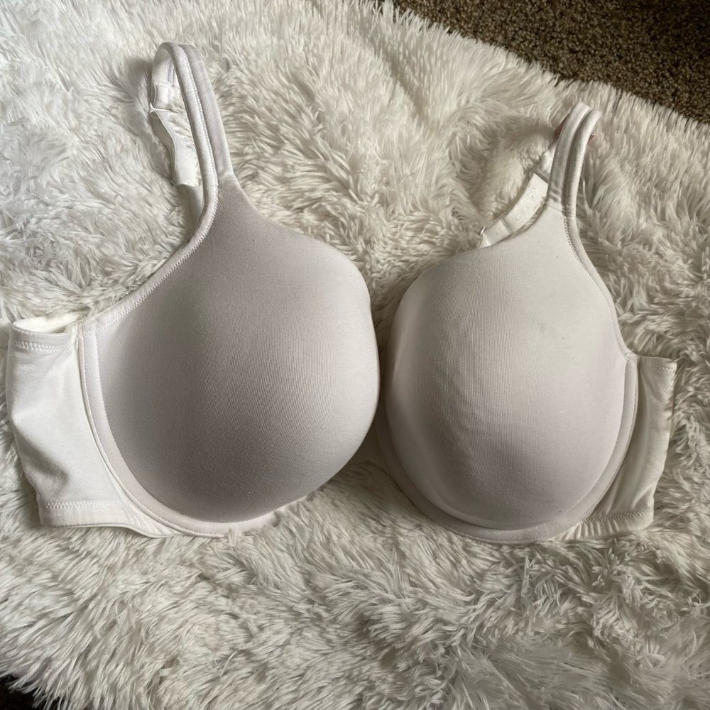 Cacique Bra FLAWED NEW White Size 46DD‎